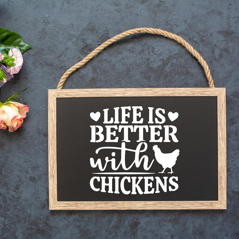 Keluna Farmhouse Stencils for Painting - 16 Pcs Reuasble Farm Animal Cow Chicken Reusable Stencils for Wood Burning Crafts Fabric Farm Sign Home Decor Template - Image 4